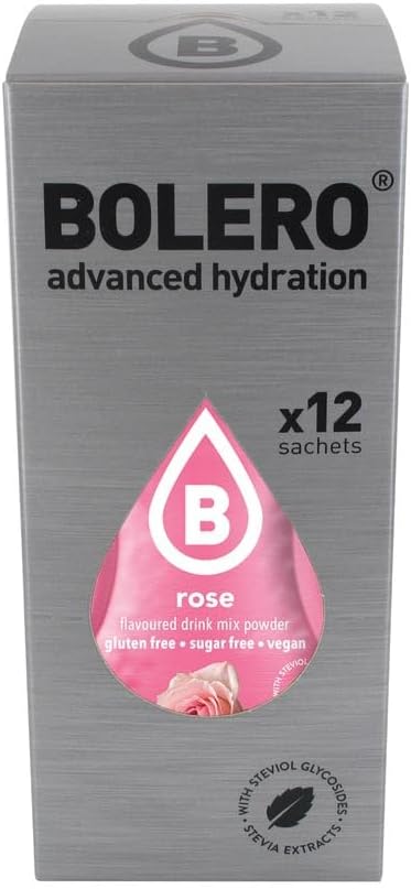Bolero Classic Powder Sachet, 9 g, Rose, 12-Count