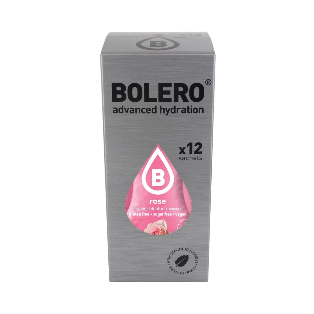 Bolero Classic Powder Sachet, 9 g, Rose, 12-Count