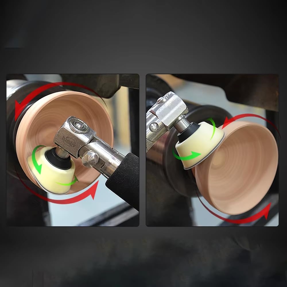 Lijadora de Madera Universal de Mano, Accesorios de Torno para Carpintería de ángulo Ajustable, Herramienta de Pulido Manual