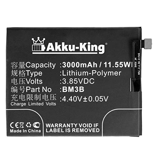 Akku kompatibel mit Xiaomi BM3B - Li-Ion 3000mAh - für Xiaomi Mi Mix 2, Mi Mix 2S