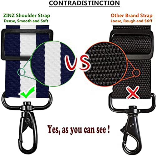 Image of ZINZ Bag Shoulder Strap, Padded Adjustable Shoulder Strap Replacement