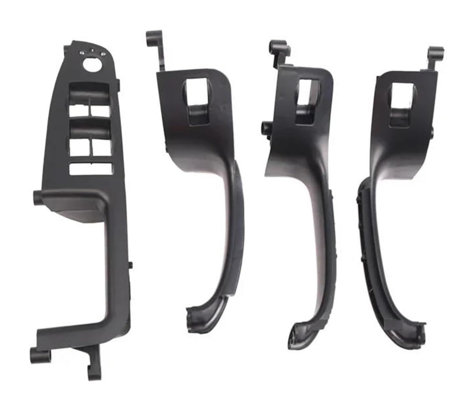 TYTYASS Inner Door Handle for A4 B6 B7 2002-2008 Car Interior Doors Handle Window Switch Panel Pull Trim Cover 8E0868393A 8E0868394A 8E1867171B(Rear Right)