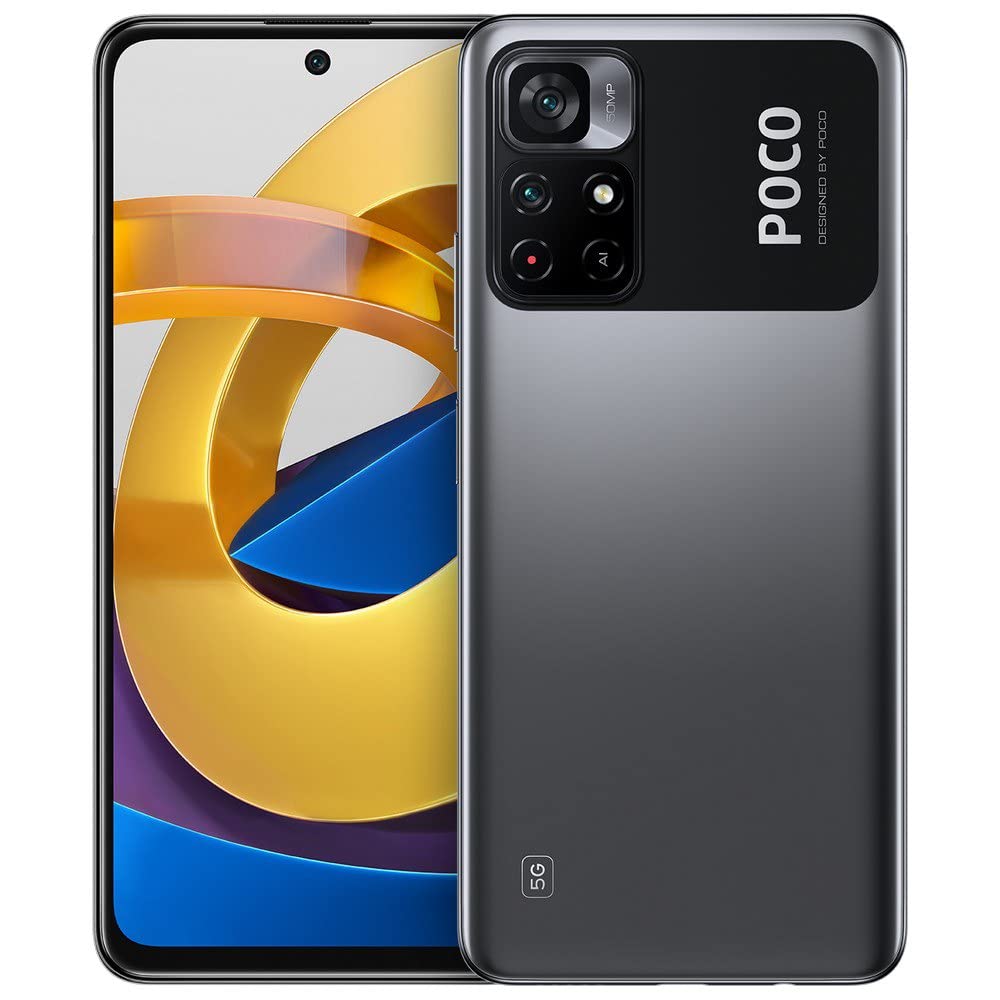 POCO M4 Pro 5G 64GB 4GB RAM(拡張可)　シムフリー Xiaomi POCO M4 Pro 5G 4GB/64GB Asphalt Black (Power Black