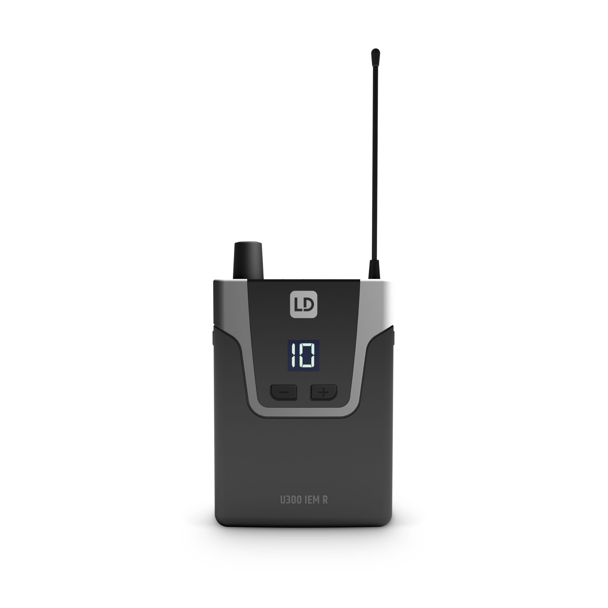 LD Systems U308 IEM R - In-Ear Monitoring System Empfänger, 863-865 MHz + 823-832 MHz, schwarz