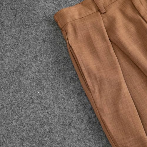 Men's Baggy Dress Pants Wide Leg Pleated Front Casual Old Money Trousers - image 7