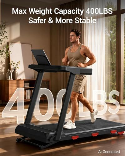Image of 0-15% Auto Incline Home Treadmill, 10s Fast Folding Portable Walking Pad