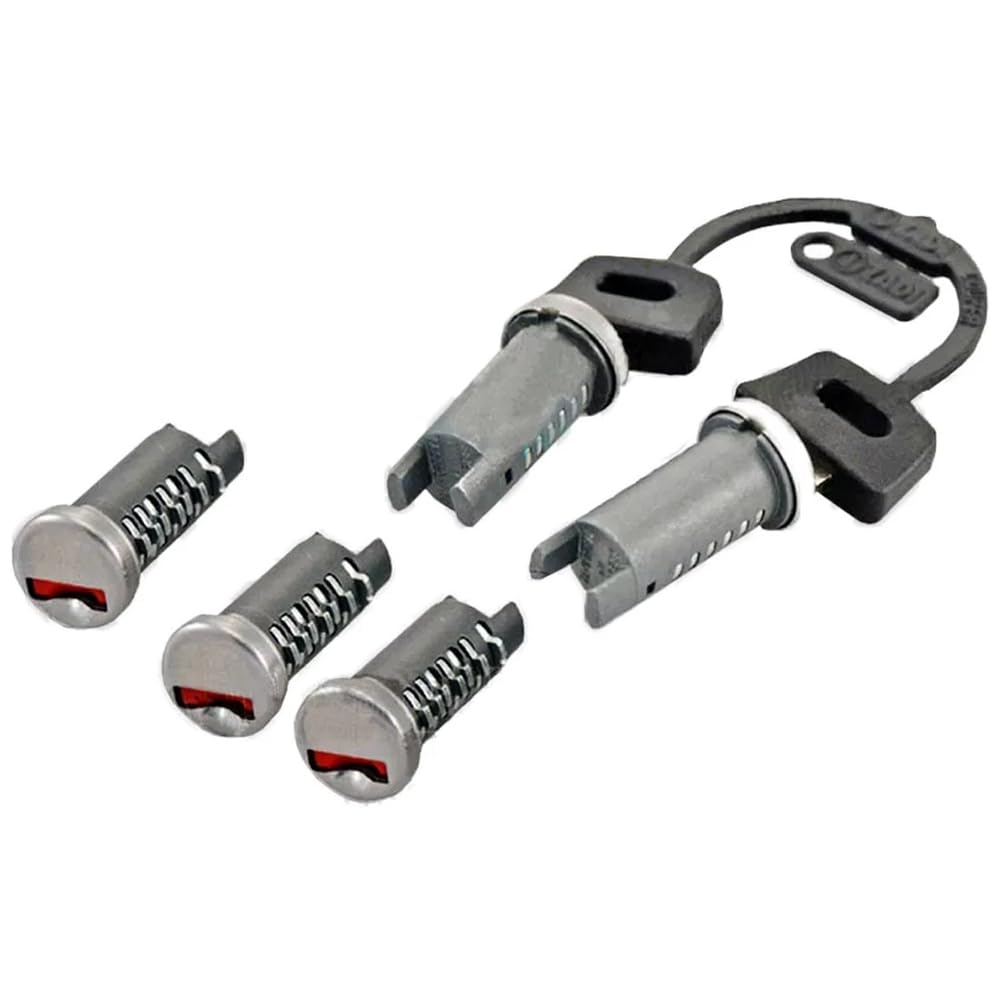 Set Serrature Completo per V e s p a PK 50-125 XL - Kit 5 Cilindretti con 2 Chiavi - Ricambio OEM 196467 - Per Bauletto, Sterzo e Sella