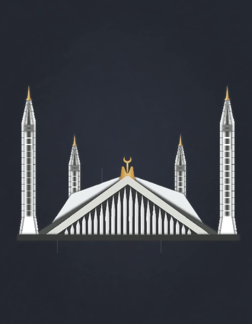 Independently published The Faisal Masjid At Night Journal