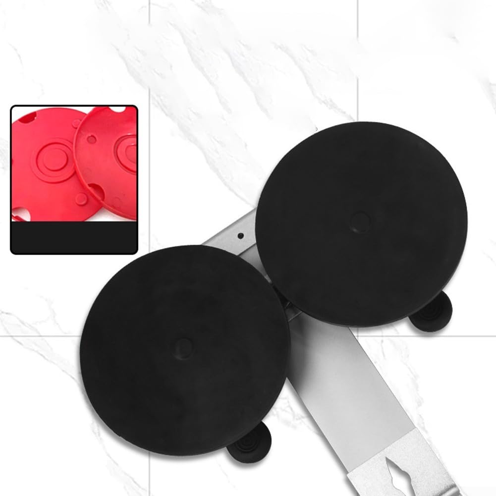 Supporto regolabile a ventosa, staffa da parete in lega di alluminio con filettatura da 1/4" e 5/8", supporto flessibile per livelli su vetro e piastrelle (C)