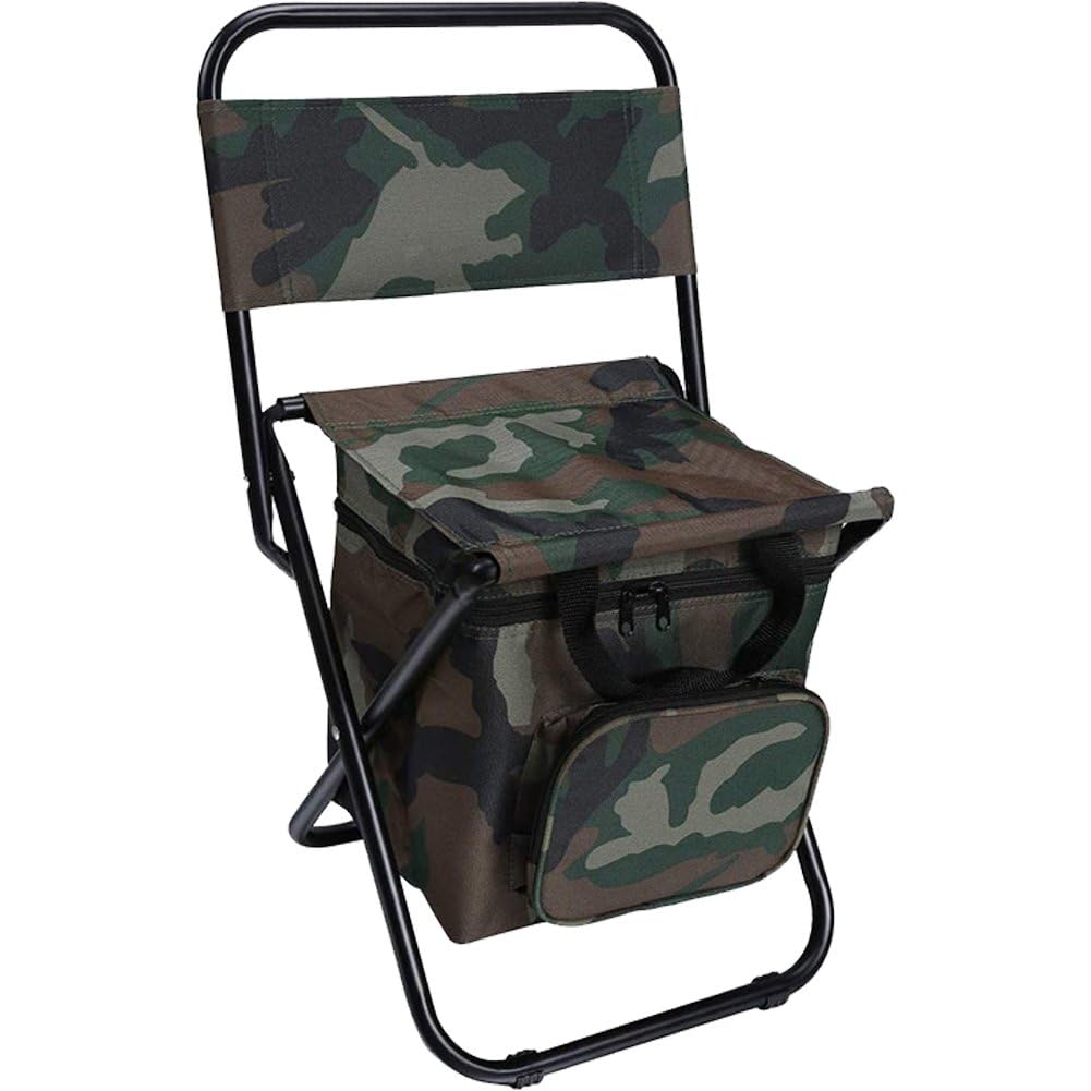 Ymxygz 2 in 1 Folding Fishing Chair Bag Fishing Backpack Chair Convenient Wear-resistant Stool for Outdoor Hunting Climbing