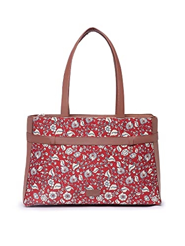 Image of ZOUK Urban Escape Bag | Stylish Vegan with Laptop Compartment, Trolley Sleeve & Anti-Theft Pocket |