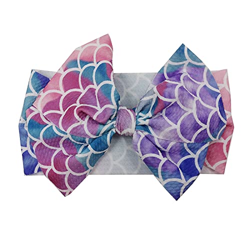 Baby Girls Headbands Hair Accessories for Girls Sweet Children Heart Watermelon Floral Print Bow Headband Hair Band Accessory Hair Headwear Girls Headbands for Kids - Watermelon4