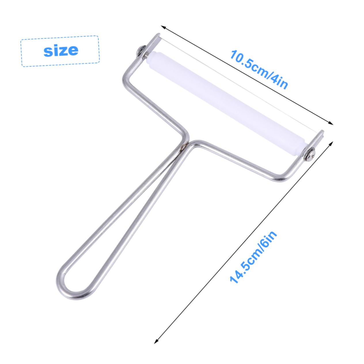 PRETYZOOM 2Pcs Stainless Steel Cheese Scraper Multi Purpose Slicing Tool for Kitchen and Bakery for Butter and Cheese Wire Handle Design Silver Finish