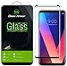 [2-Pack] Dmax Armor for LG V35 ThinQ [Tempered Glass] Screen Protector, (Full Screen Coverage) with Lifetime Replacement (Black)