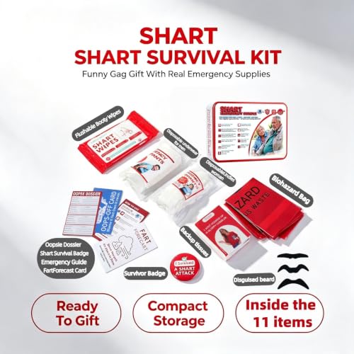Funny Sharting Survival Kit – Poop Prank Gag Gift Set | For Adults - image 6