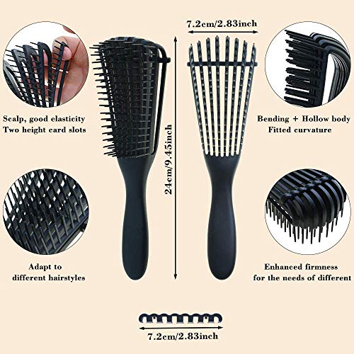 YMHPRIDE Set di 20 spazzole per capelli Spazzola