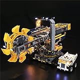 ◆Especialmente diseñado para el modelo de bloques de construcción 42055, con este juego de luces, puede convertir su modelo de excavadora de rueda de cangilones de bloques de construcción de oscuro a brillante y darle vida.