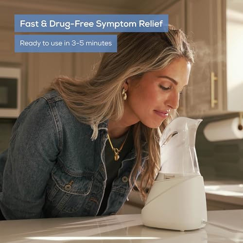 image for Beurer SI30 Steam Inhaler for Sinus Congestion & Allergies, Drug-Free,