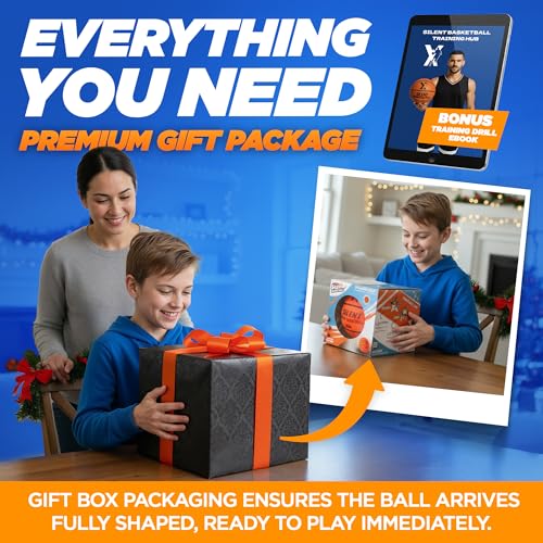 YGA Silent Basketball Official Size 7 (29.5"): Upgraded 95% Bounce - Ultra Quiet Airless Basketball for Dribbling Indoor - Soft Foam Basketball with Realistic Grip and Deep Grooves for All Ages by YGA Sports - Used condition - Image 5