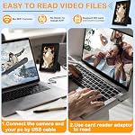 Hidden Camera Picture Frame 1080P HD Mini Spy Cam with Motion Detection Small Nanny Cam Video Recorder for Pet, Home Surveillance, Indoor Security Camera, No WiFi Function