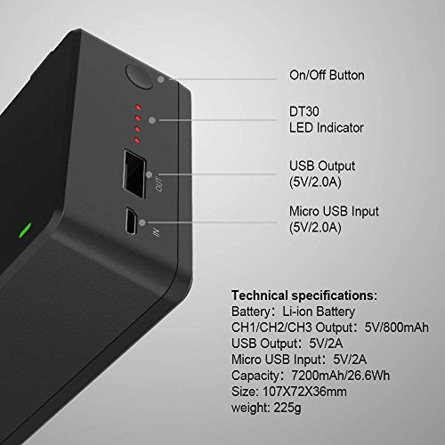 Smatree Oplaadstation voor DJI Tello (Tello batterij niet inbegrepen) - Afbeelding 5