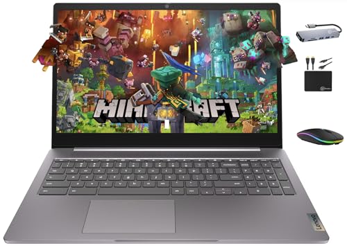 Lenovo Chromebook Flagship 15.6" FHD Laptop Computer for Business Student,