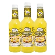 Master of Mixes Sweet & Sour Drink Mix, Ready To Use, 1 Liter Bottle 33.8 Fl Oz, Pack of 3