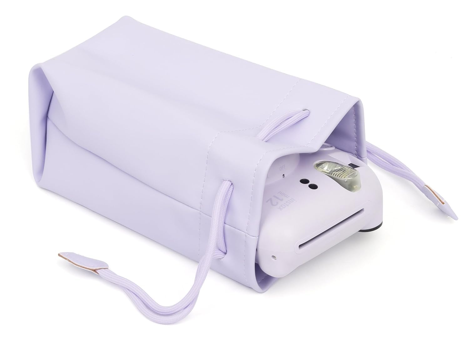Waterproof Leather Camera Case for Instax Mini Evo Hybrid 7S 8 8+ 9 25 26 50S 70 90 10 11 12 30 55 20 50 7 Liplay Cameras Bag Pouch Cover Lavender Purple-image-41