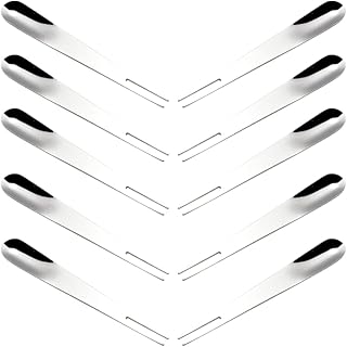 HEMOTON 24X Edelstahl Obst Gabeln Picks Vorspeise Zahnstocher Spieß Salat Besteck für Kuchen Obst- Dessert