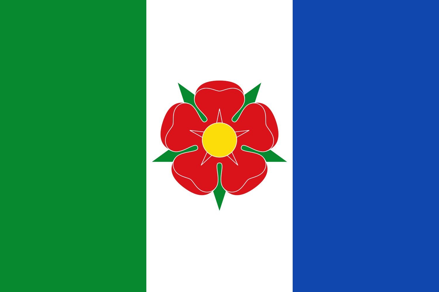 Drapeau O Rosal grand format avec finitions soignées à trois franges