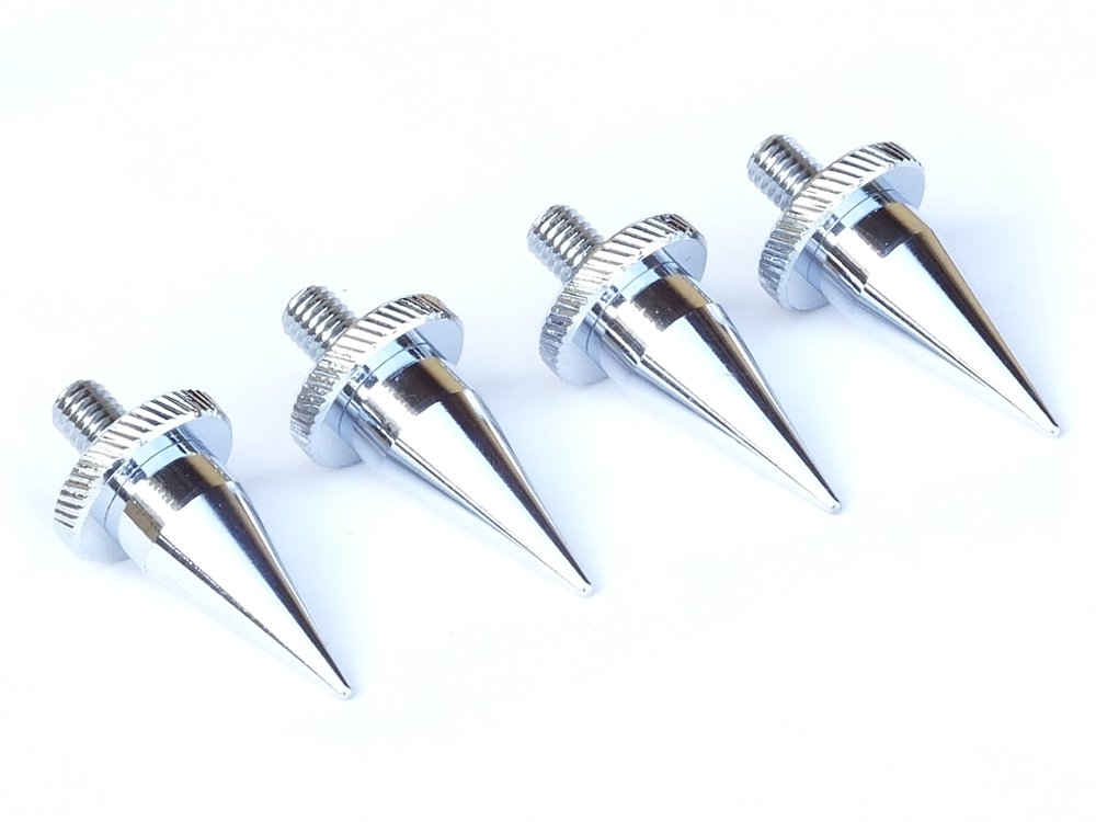 Ricable Custom SK2 Kit 4 pz Spikes Piedini Conici a punta 80 Grammi vite M8