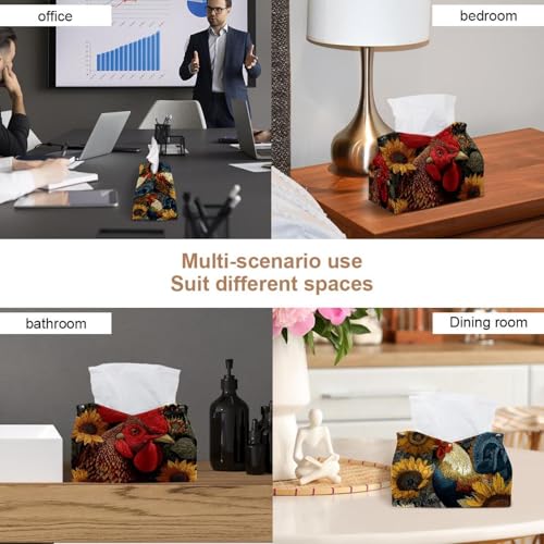 Boîtes à mouchoirs sur table et chambre Barth lot de 2 distributeurs rechargeables - 7