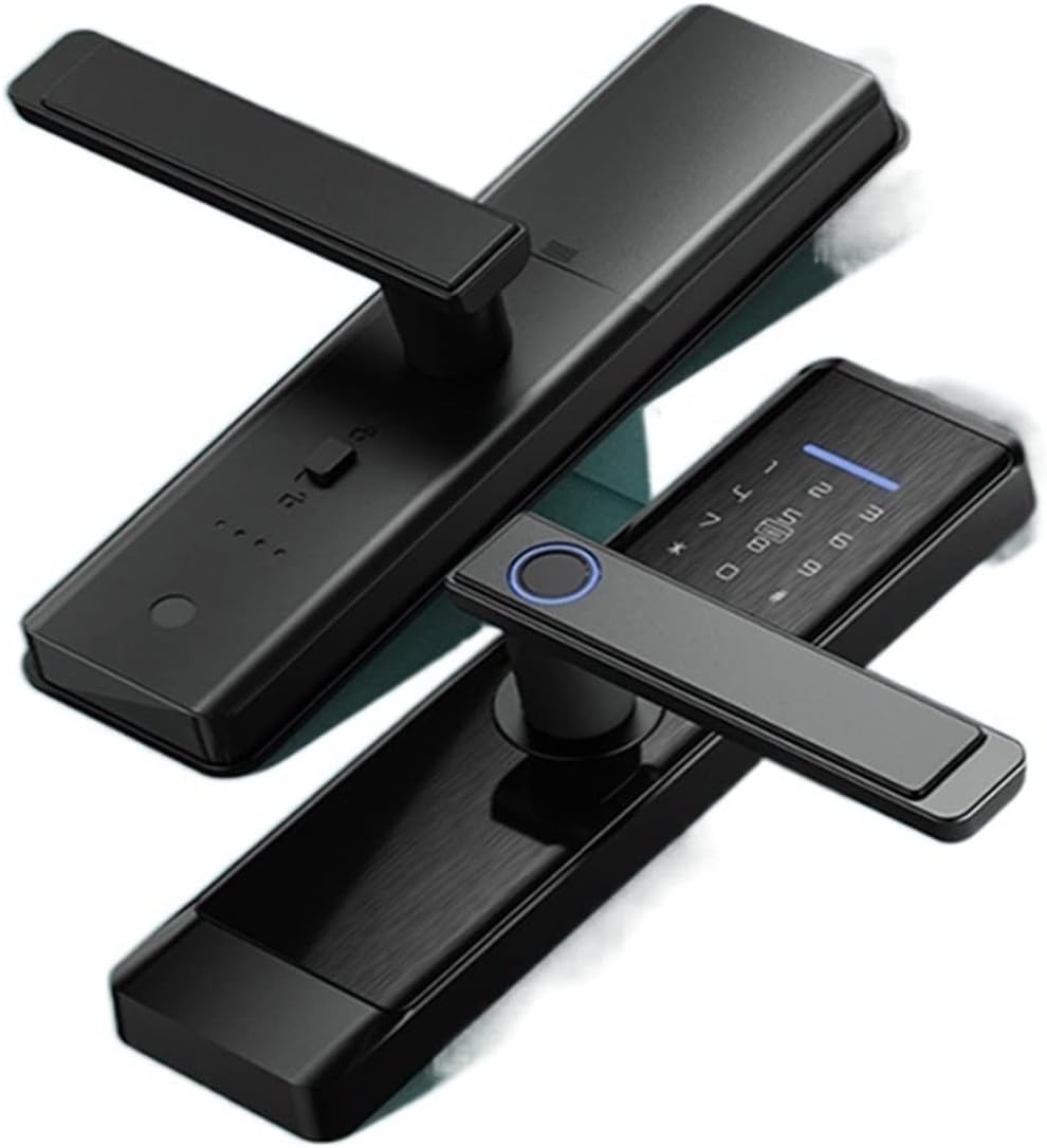 Smart Lock Smart Door Lock WiFi APP Fingerprint Digital Password Swipe Card to Open The Lock Support 8 Languages Voice (Color : 60 70 Unilingual) (22×125 5050) Smart Lock Smart Door Lock WiFi APP Fingerprint Digital Password Swipe Card to Open The Lock Support 8 Languages Voice (Color : 60 70 Unilingual) (22×125 5050)