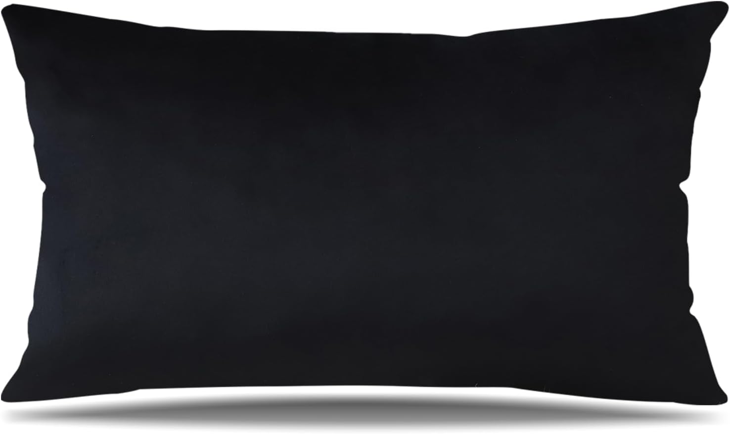 Artscope Luxury Velvet Pillow Covers Super Soft Decorative Square Throw Pillow Covers Case Cushion Covers for Sofa Couch Bedroom Car Decor 12x20 Inch Black - Image 8