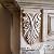 Ekena Millwork ONL14X05X01GRAL Large Grape Scrolls (Pair) Wood Onlays, 14 1/2"W x 5 5/8"H x 1"D (Each Side), Alder