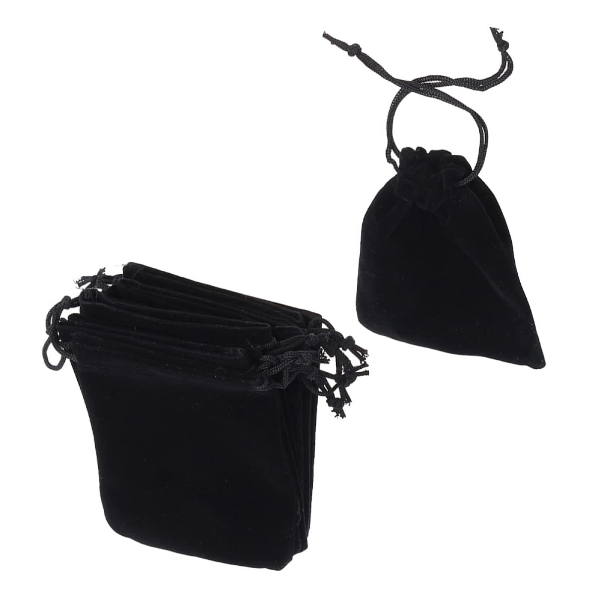 Healeved 90stücke Schwarze Stoffbeutel Mit Kordelzug Für Schmuck Hochzeiten Süßigkeiten Und Vielseitige Aufbewahrungstaschen Für Reisen Und Partys