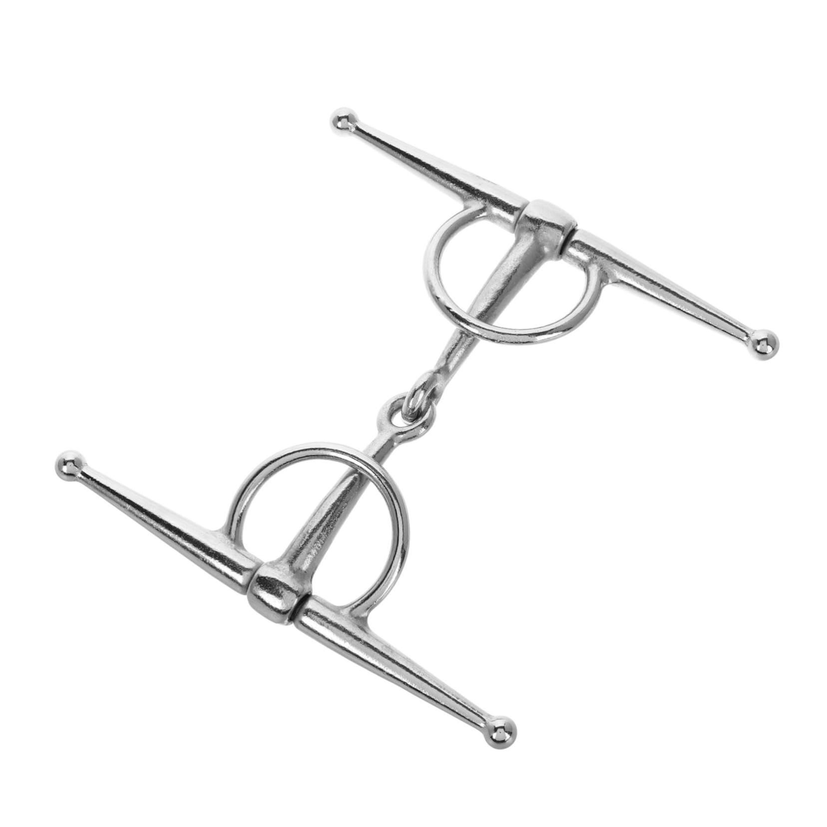 Bocado de acero inoxidable para evitar tirones y mejorar control del caballo 8