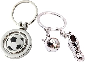 Soccer Keychain, Football Championship Trophy Key Chain Football Match World Cup Team Soccer Players Gifts