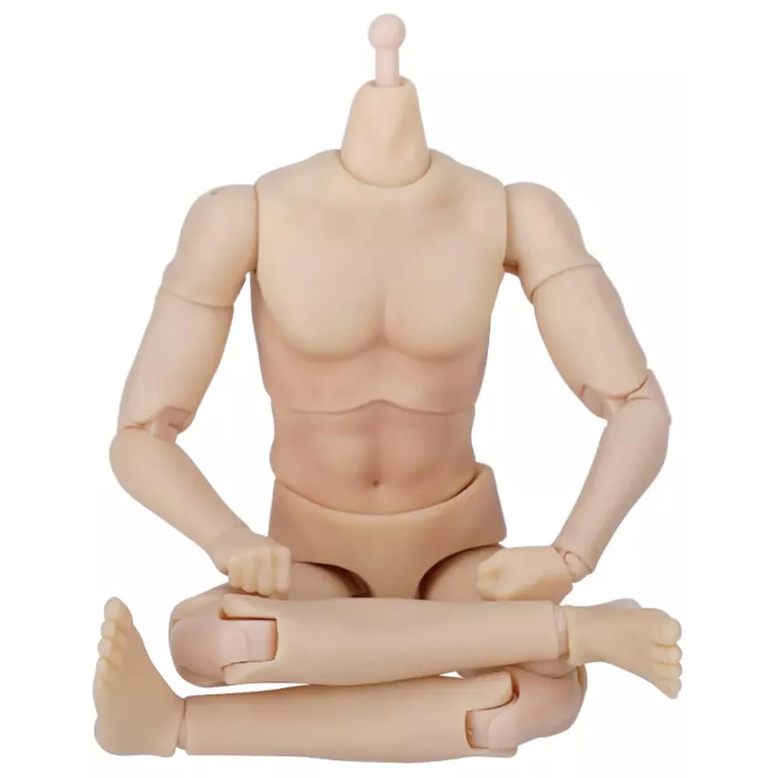 Buxuaaaa Men's Ys 6Inch Articulated Body Figure Muscle Bod Model Figure For Model Enthusiasts With Semi Soft Joints For Collector Realistic Muscle Action