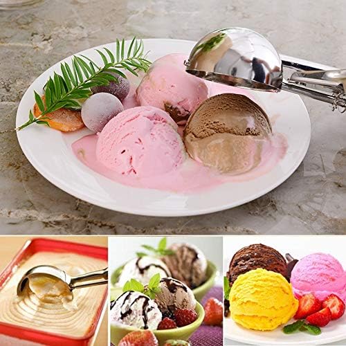 Ice Cream Scoop Stainless Steel 3cm Diameter Good Grips Trigger Ice Cream Scoop Mash Potato