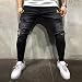 LANSKIRT_Pantalones Vaqueros Rotos Hombre Jeans Cosidos con Cremallera Pantalones Ajustado Elasticos Pantalon...