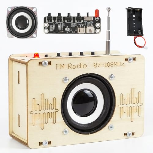 STEM Toys for Ages 6-8-13 Science Kits DIY Building Your Own Radio Craft for Kids Gadget Gifts for 7...