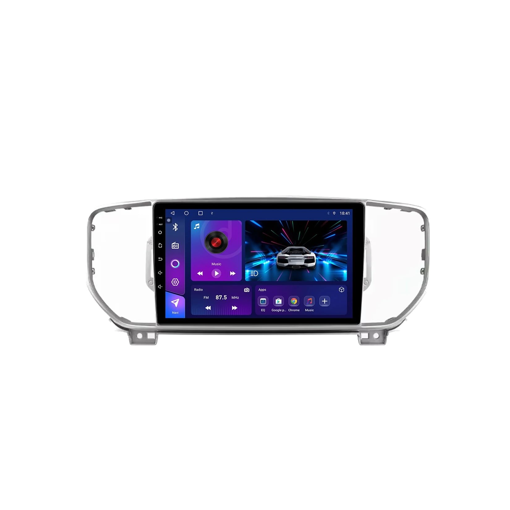 Radio samochodowe Android 15 2 DIN z 9-calowym ekranem dotykowym do KIA Sportage 4 KX5 2016-2018 z kamerą cofania/Carplay/BT/FM/GPS/USB/sterowaniem z kierownicy/audio samochodowe (EP70 8+128