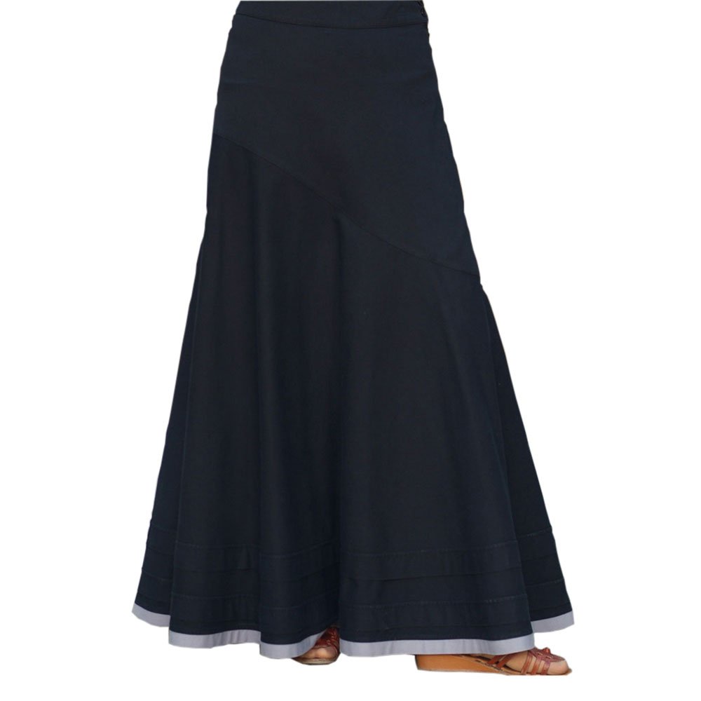 SHUKR Asymmetrical Flared Skirt - Black (L:EW950) - M