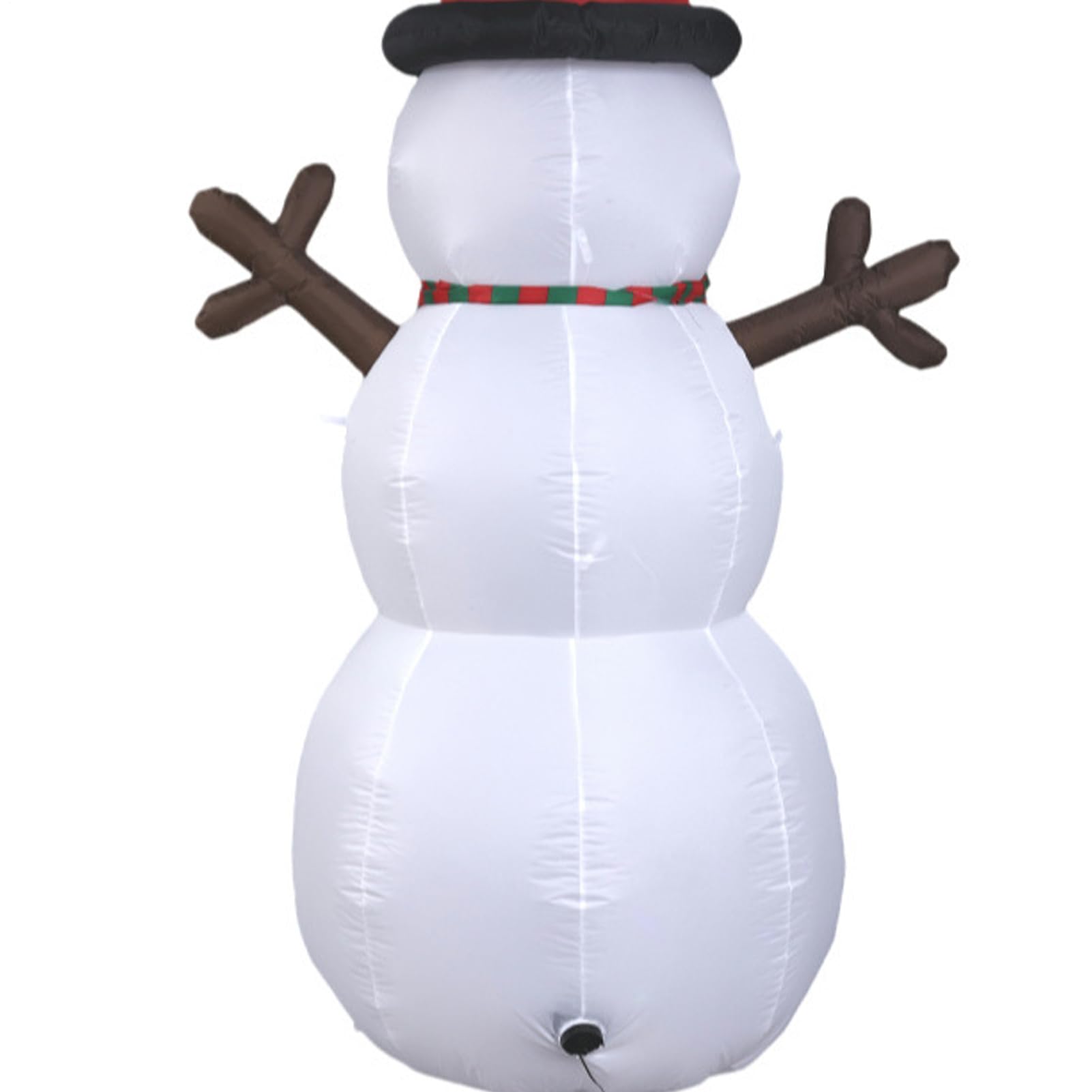 Muñeco De Nieve Inflable 2.38 Metros De Césped Gigante