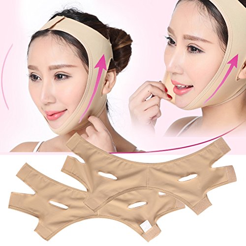 Facial Lifting Bandage - -Wrinkle Chin & Shaper for Double Reduction Skin Tightening Overnight Face Contouring - Image 4