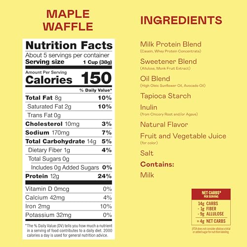Image of Magic Spoon Maple Waffle High Protein Cereal - Keto & Gluten Free - 4 Pack