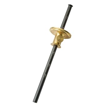 Rockler Wheel Marking Gauge - Durable Precision Layout Wood Cutting Tool for Straight, Wander-Free Marks - Accurate Wood Scribe Tool w/Knurled Lock Nut, Graduated Scales, A Recess