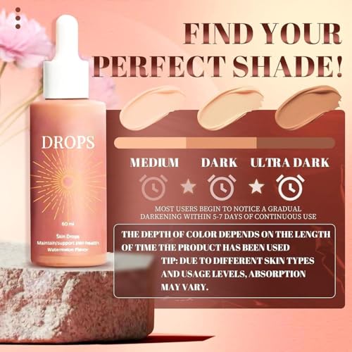 Bräunungstropfen Zum Trinken, Selbstbräuner Tropfen, Trinkbare Bräunungstropfen, Ohne Sonnenschäden, Selbstbräuner Tropfen Schnelle Bräunung, Verstärkt die Natürliche Bräune