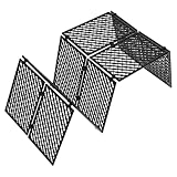 ifundom Miniatur Trainingshindernis DIY Baukasten Stabiler Schwarzer Zaun Spielset für Miniaturen Realistisches Übungsgelände Langlebig und Sicher für Kreative Spielwelten